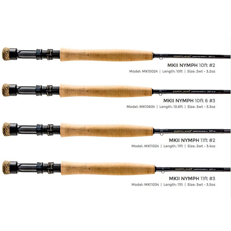 Cortland MKII Competition Nymph Rod - Go - Fish