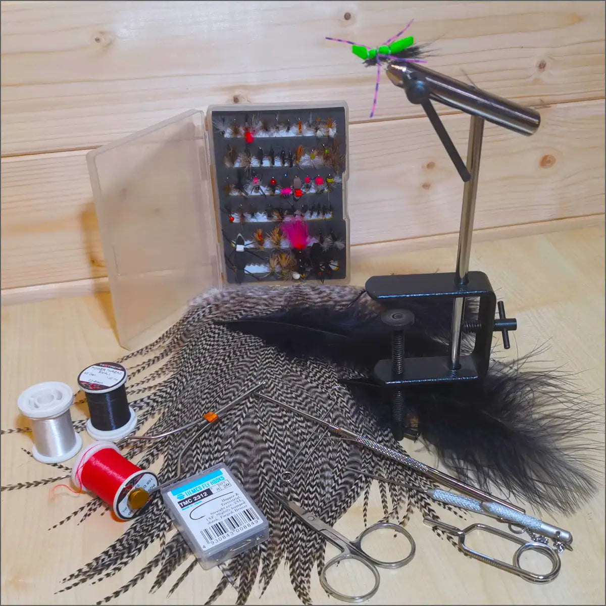 Kit costruzione mosche morsetto & utensili