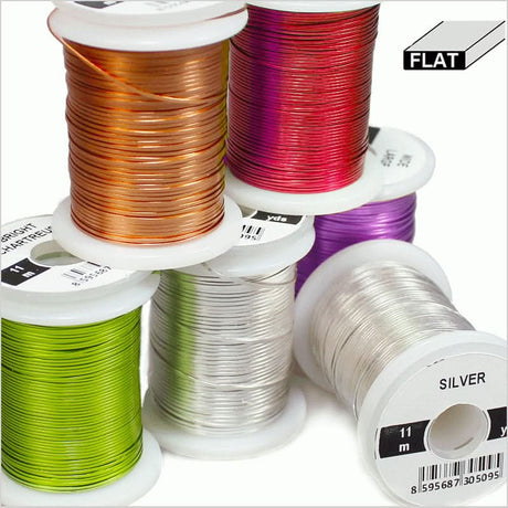 Filo di rame colorato piatto - medium - Go - Fish