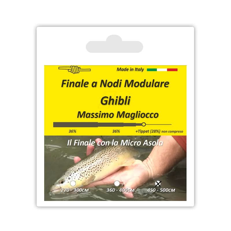 Finale a nodi modulare Ghibli con micro asola by Massimo Magliocco - Go - Fish