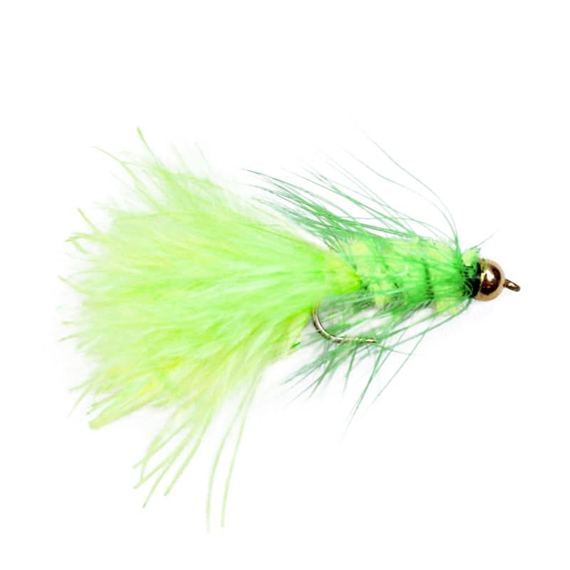 Gold Head Wolly Bugger - Fluo Chartreuse - Go - Fish