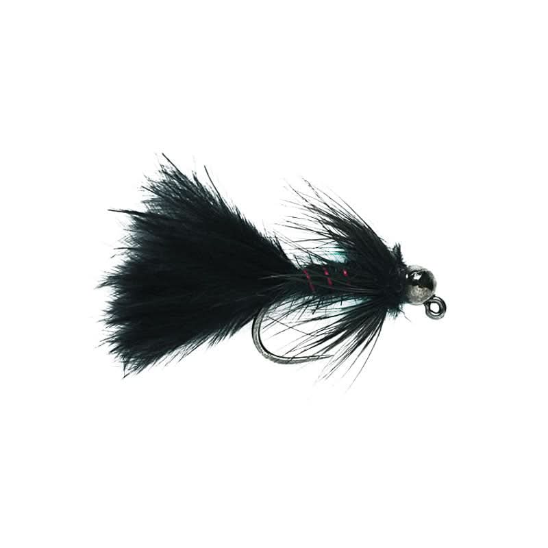 Jig Bugger Black Tungsten Barbless 12 - Go - Fish
