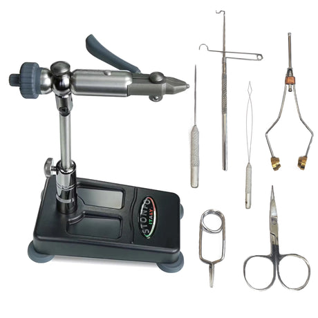 Kit costruzione mosche premium morsetto Stonfo Kaiman & Utensili