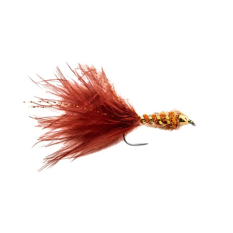 Marabou Leech BL Rusty Brown 8 - Go - Fish