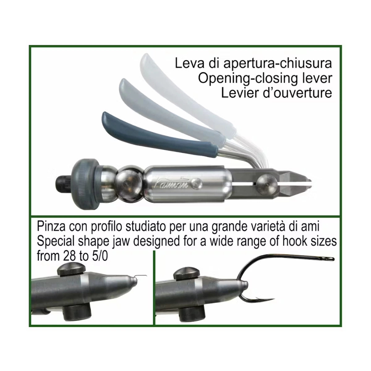 Stonfo KAIMAN 609 Morsetto costruzione mosche