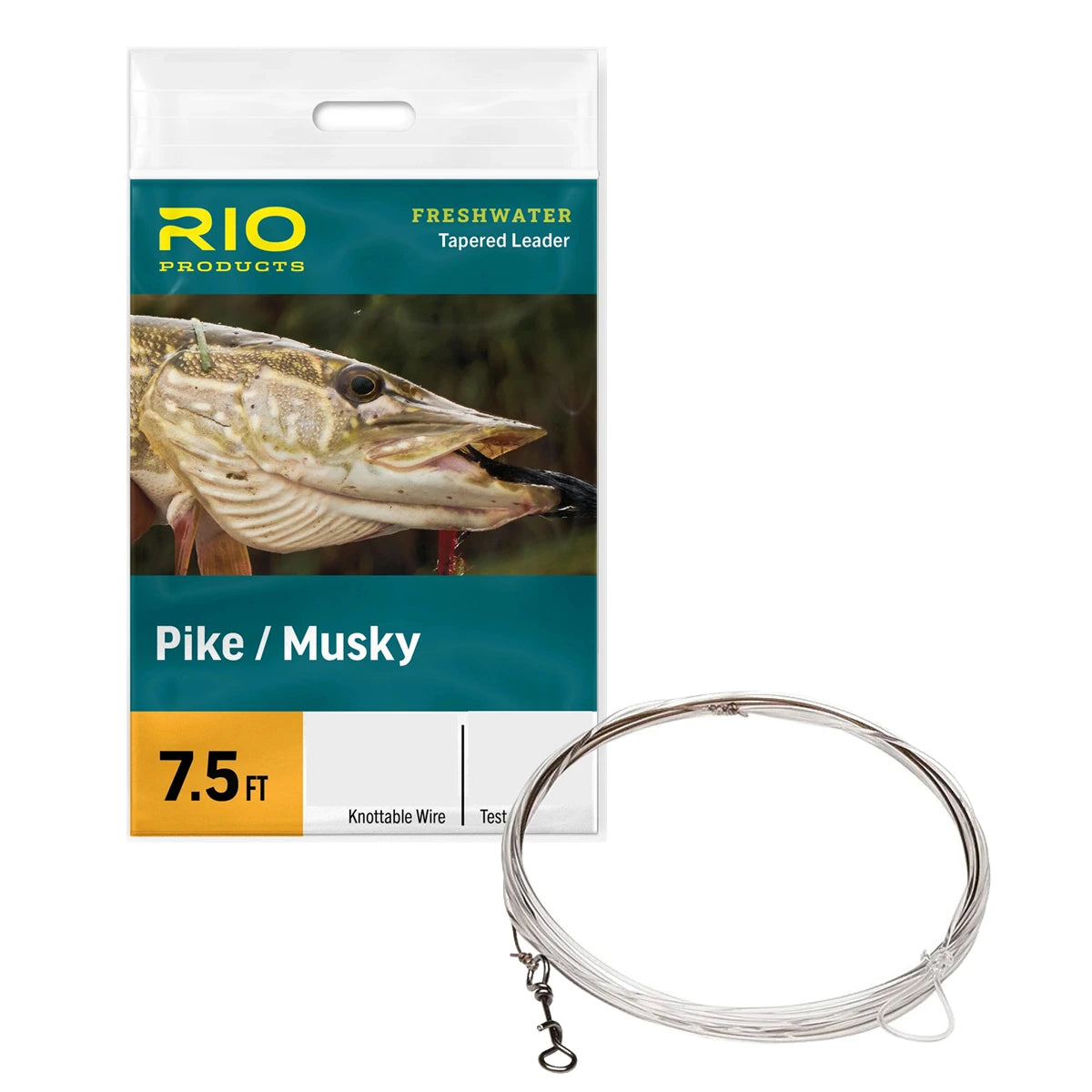 Terminale d´acciaio Rio Pike/Musky Leader 7,5ft