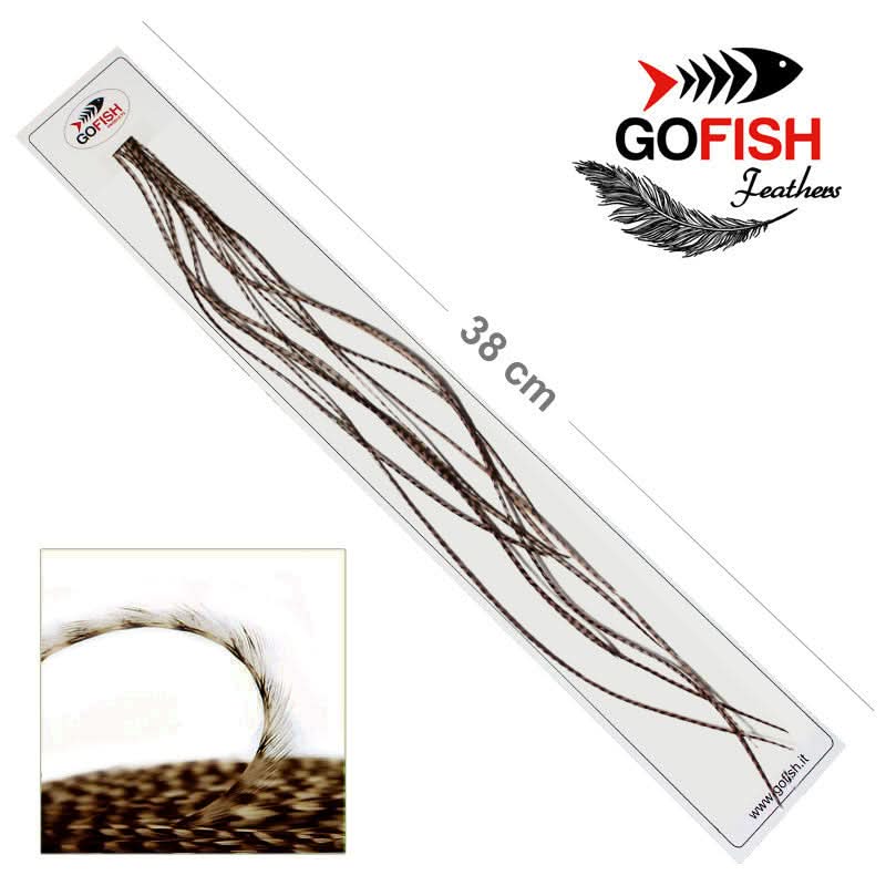 Piume hackles selezionati micro barb - Go - Fish