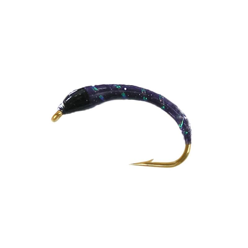 Plum iridescent rib ninfa - Go - Fish