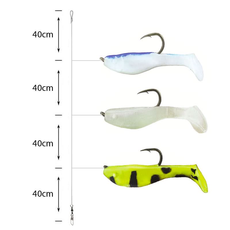 Premium Amettiere sabiki per persico - Go - Fish