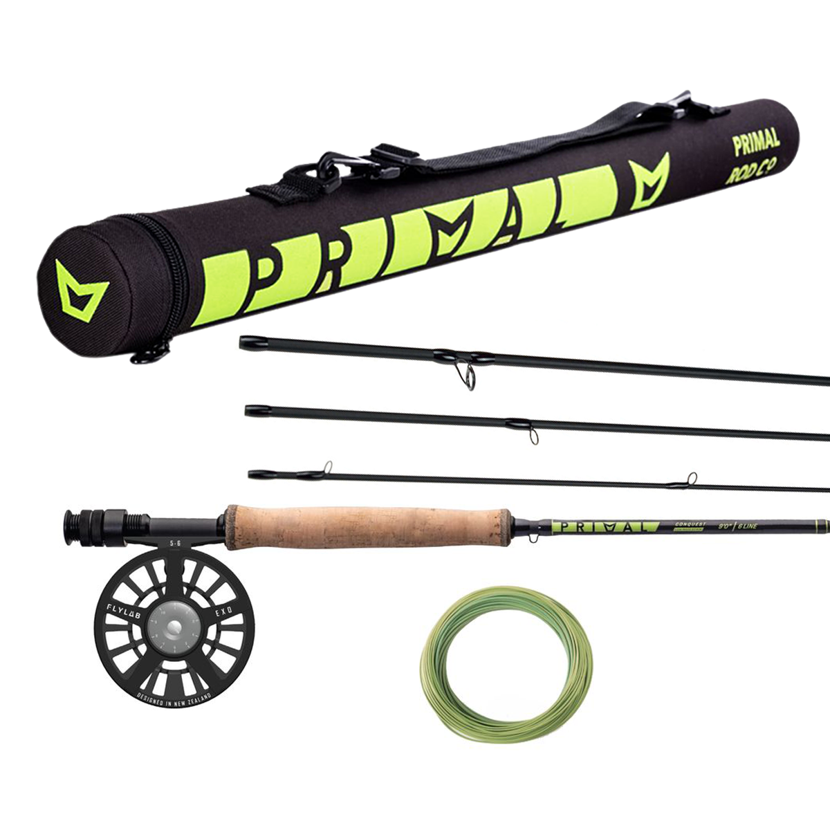 Kit pesca mosca Primal Conquest/Exo