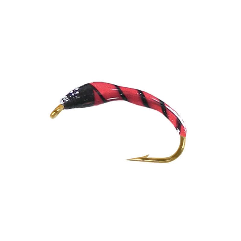 Red black ribbed ninfa - Go - Fish