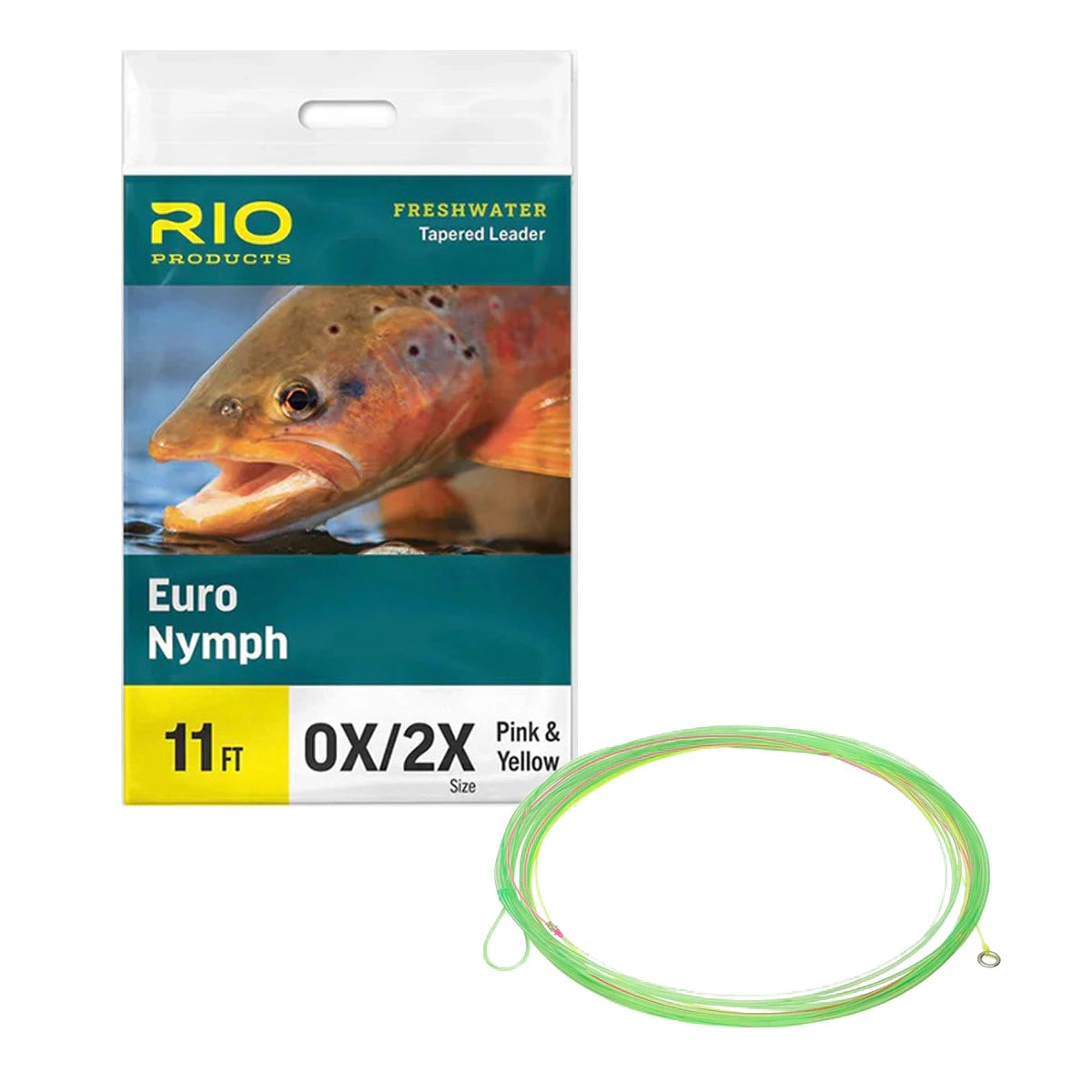 RIO Euro Nymph Leader 11ft. Finale pesca ninfa
