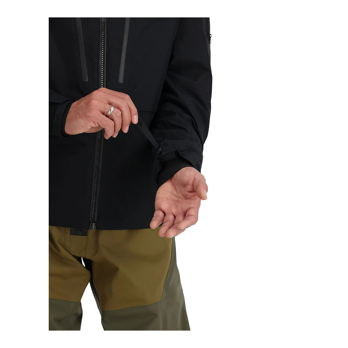 Simms Bulkley Jacket Black – Produktansicht 7