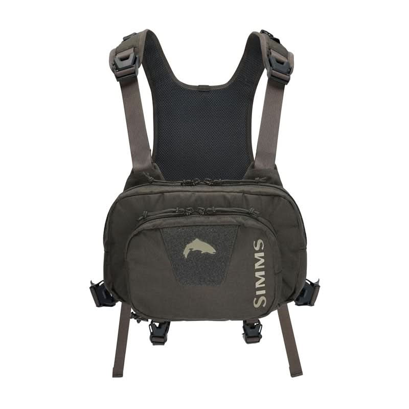 Simms Tributary Chest Pack Basalt - Go - Fish