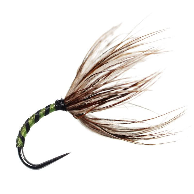 Tenkara Green Black Ribbed - Go - Fish
