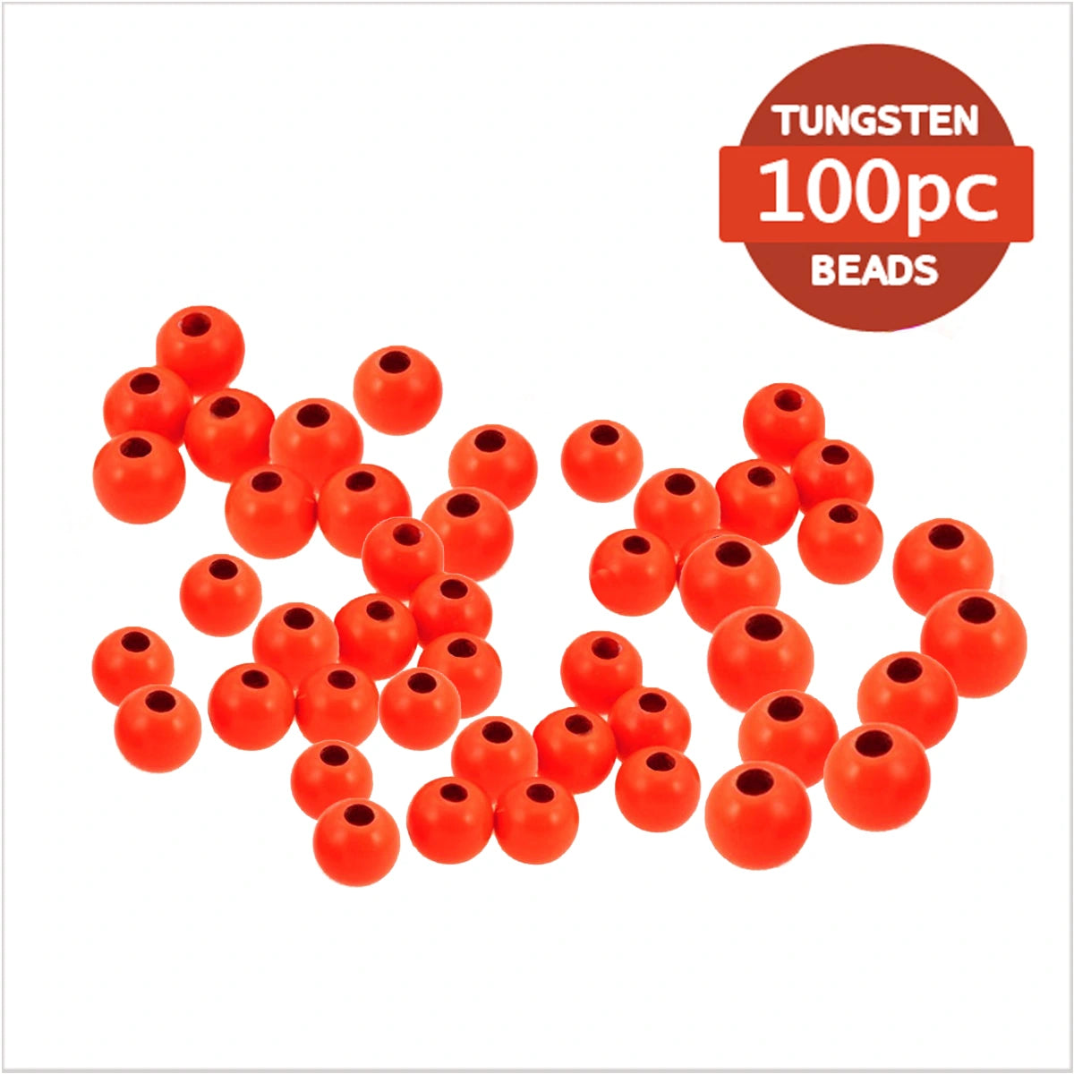 Palline in tungsteno fluo orange 100 pz