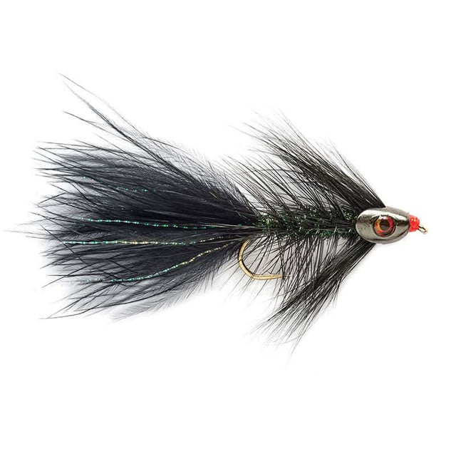 Wolly Bugger Black Skullhead 6 - Go - Fish