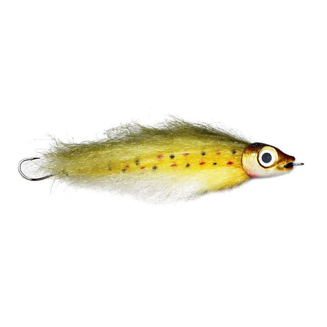 Wurm Intruder Streamer Testa 3D Brown Trout - Go - Fish