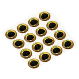 3D Predator Eyes 12mm Rainbow gold