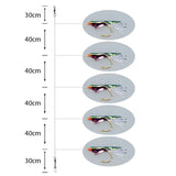 Amettiere sabiki per persico Go-Fish 04 Green Pearl / #10 / 220cm