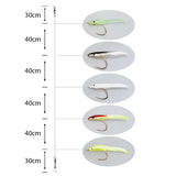 Amettiere sabiki per persico Go-Fish 10 Mini Fish I / #6 / 220cm
