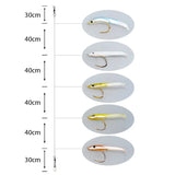Amettiere sabiki per persico Go-Fish 11 Mini Fish II / #6 / 220cm