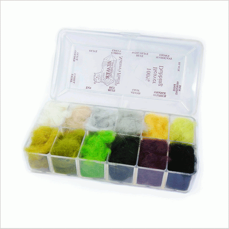 Beaver Natural Dubbing Dispenser 12 colori Wapsi