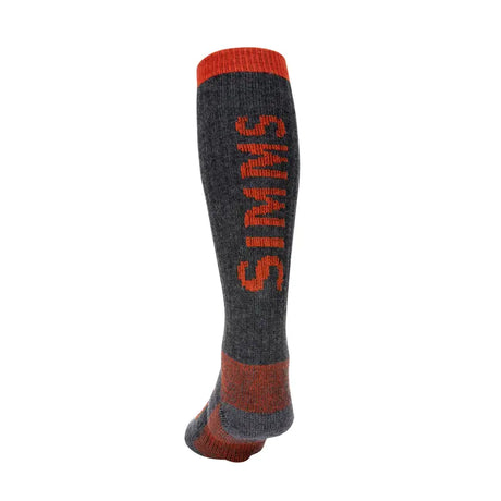 Simms Merino Thermal OTC Sock Carbon Simms