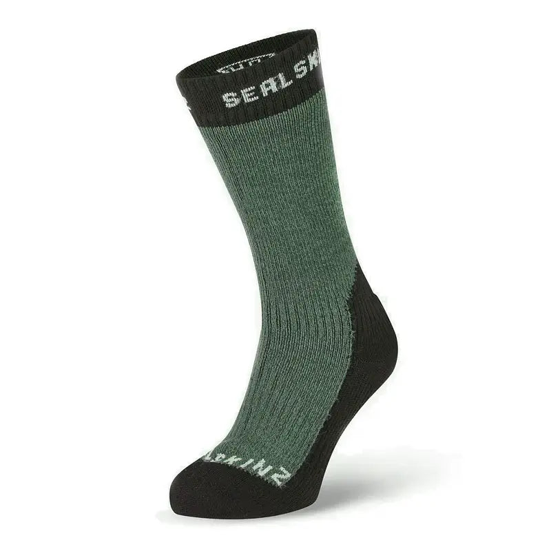 Calze per freddo estremo Sealskinz Stanfield Olive Sealskinz