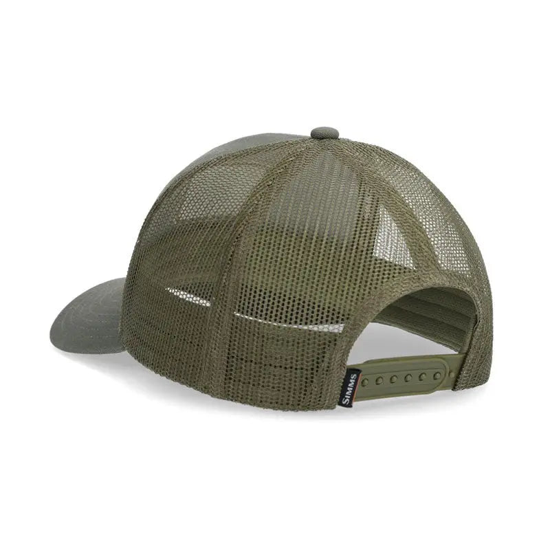 Cappello Simms Double Haul Icon Trucker Smokey Olive Simms