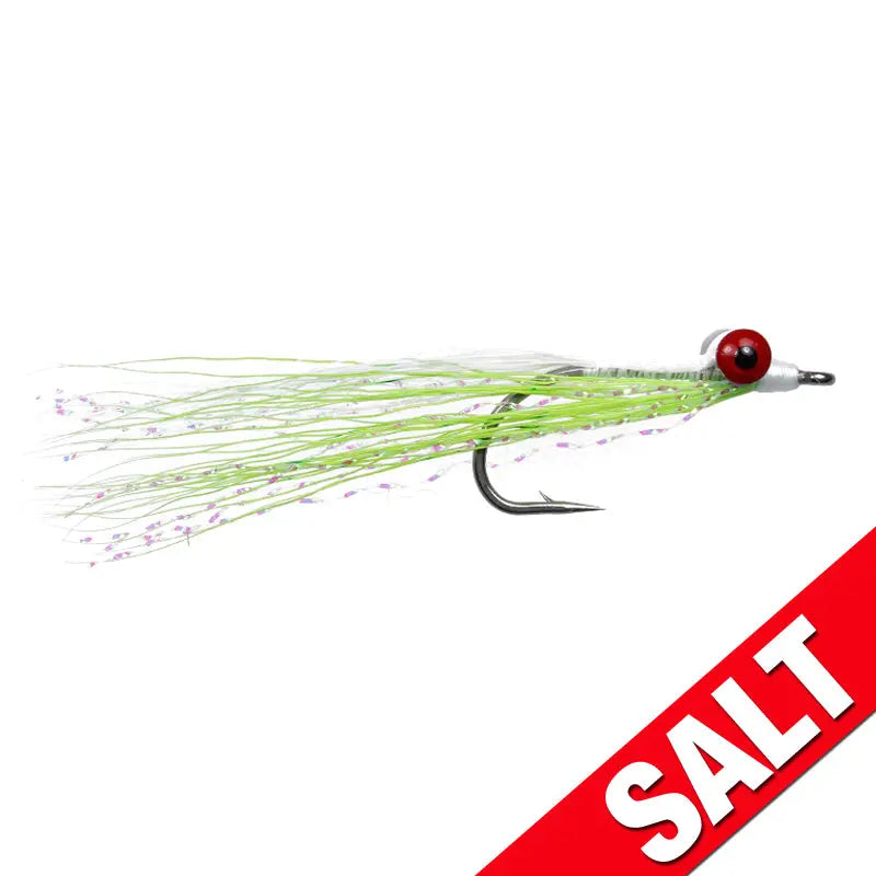 Clouser Minnow - Chartreuse White Go-Fish