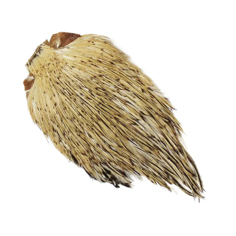 Collo di gallo indiano naturale Go-Fish Natural silver badger