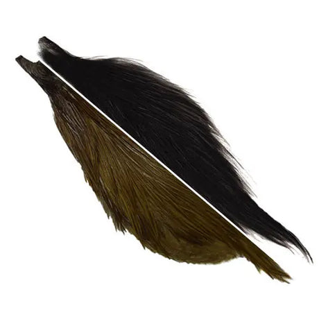 Combo Pack Collo di gallo Metz Grado #3 Go-Fish Dyed olive / dyed black