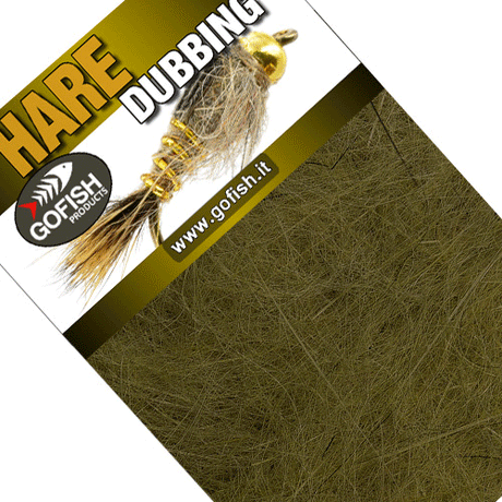Dubbing di lepre (Hare Dubbing) Go-Fish Olive dark