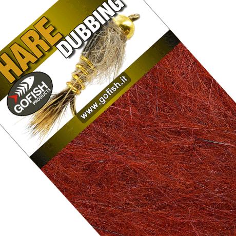 Dubbing di lepre (Hare Dubbing) Go-Fish Rusty brown