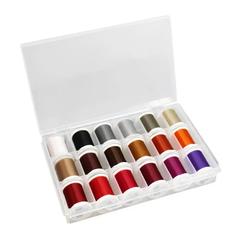 Filo di montaggio Micro Floss 110 Den. Textreme Box I 18 colori assortiti