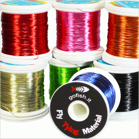 Filo di rame (Colour Wire) fine Ø 0,09mm Go-Fish