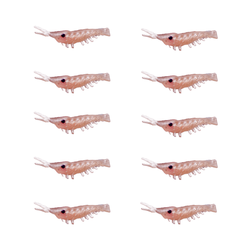 Gamberi in silicone Go-Fish Shrimp glitter
