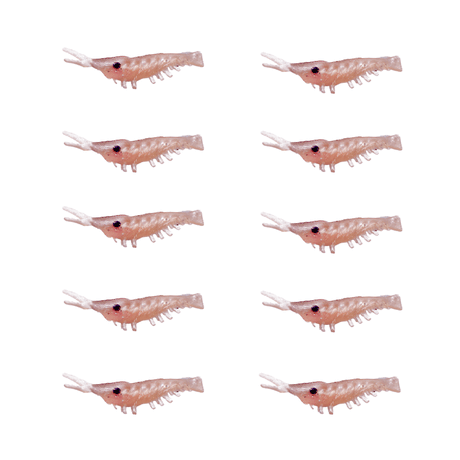 Gamberi in silicone Go-Fish Shrimp glitter