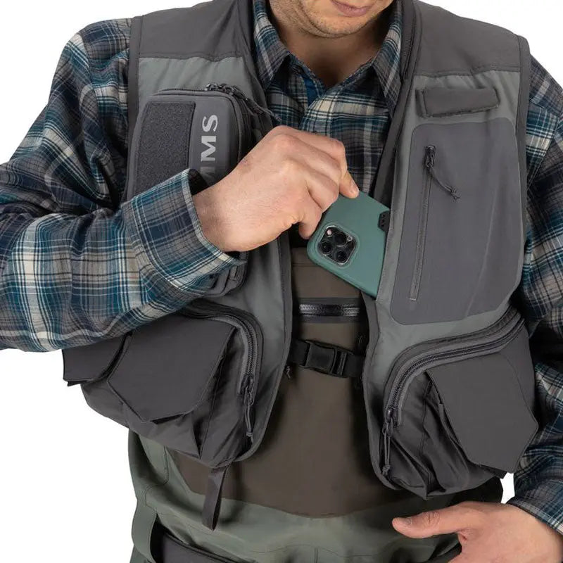 Gilet Simms Freestone Vest Pewter Simms