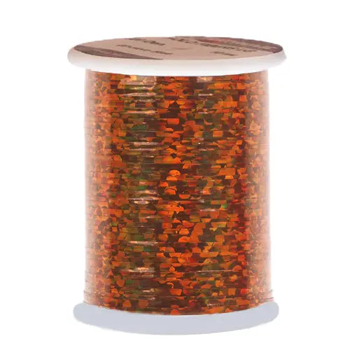 Holographic flat tinsel Go-Fish Copper Medium - 0,9mm