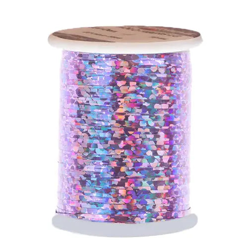Holographic flat tinsel Go-Fish Lilac Medium - 0,9mm
