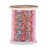 Holographic flat tinsel Go-Fish Pink Medium - 0,9mm