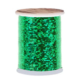 Holographic flat tinsel Go-Fish Green Medium - 0,9mm