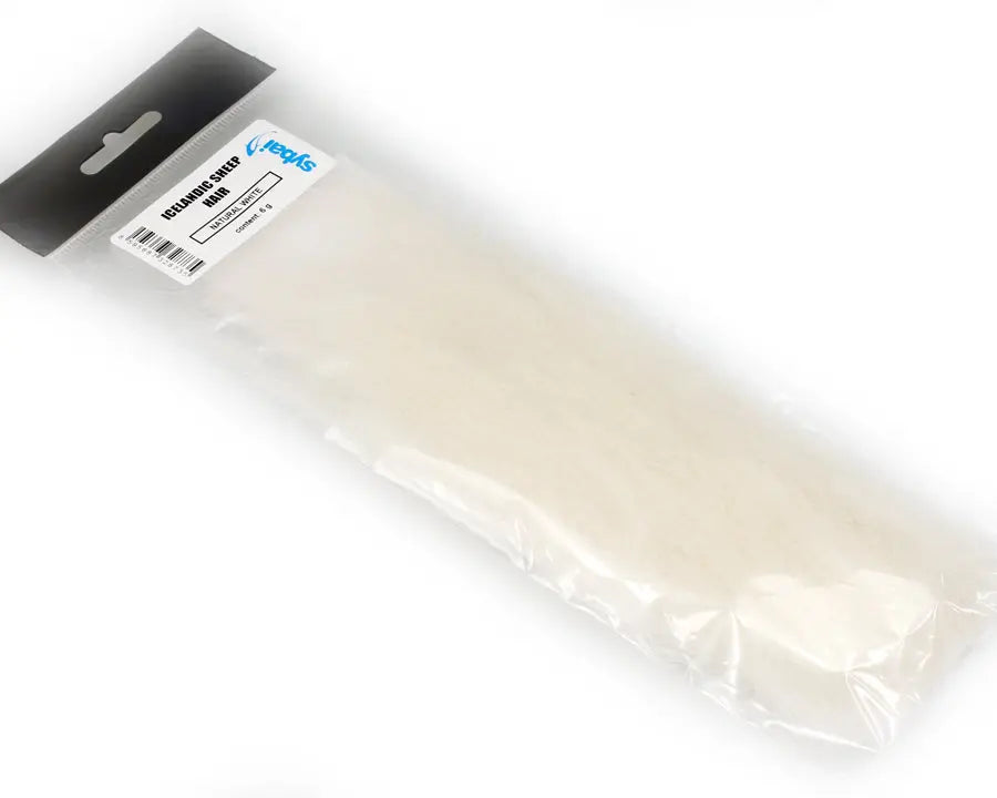 Icelandic Sheep Hair Sybai Natural white