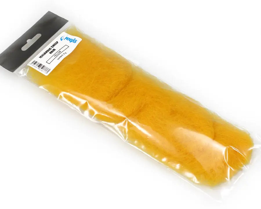 Icelandic Sheep Hair Sybai Yellow