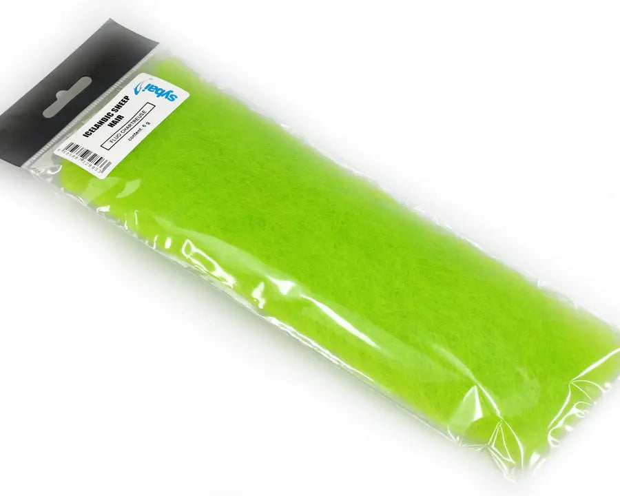 Icelandic Sheep Hair Sybai Fluo chartreuse