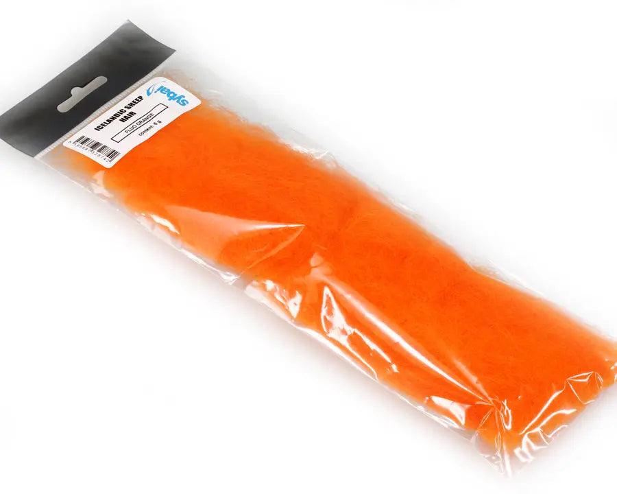 Icelandic Sheep Hair Sybai Fluo orange