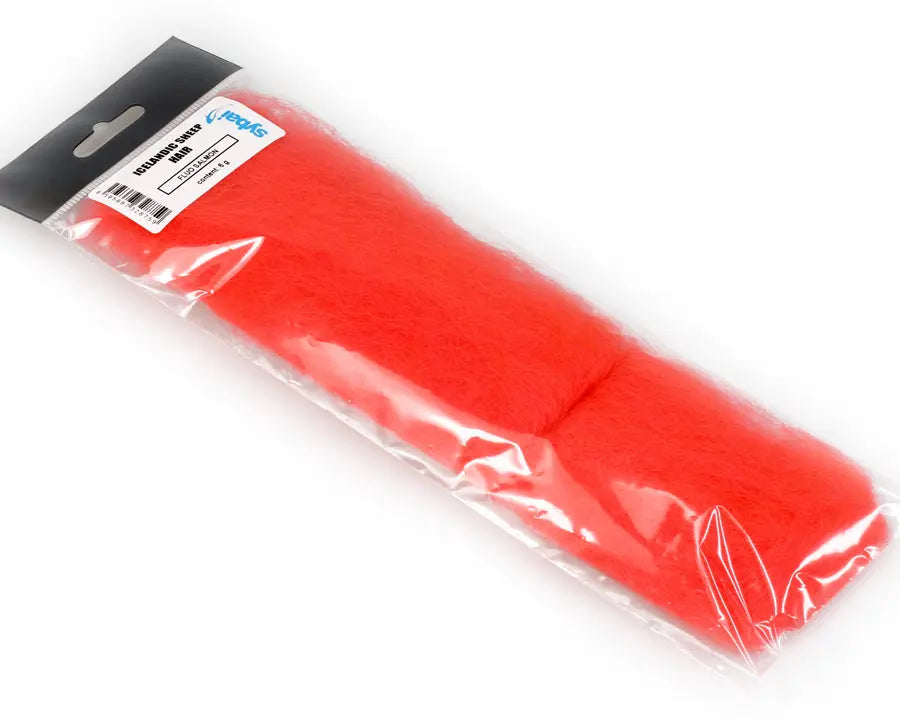 Icelandic Sheep Hair Sybai Fluo salmon