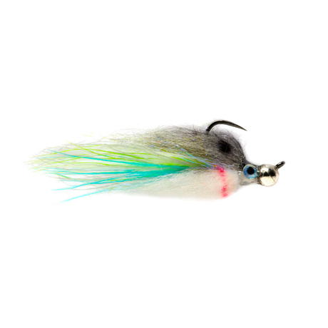 Jiggy Fat Minnow Grey & White  #10 Go-Fish 